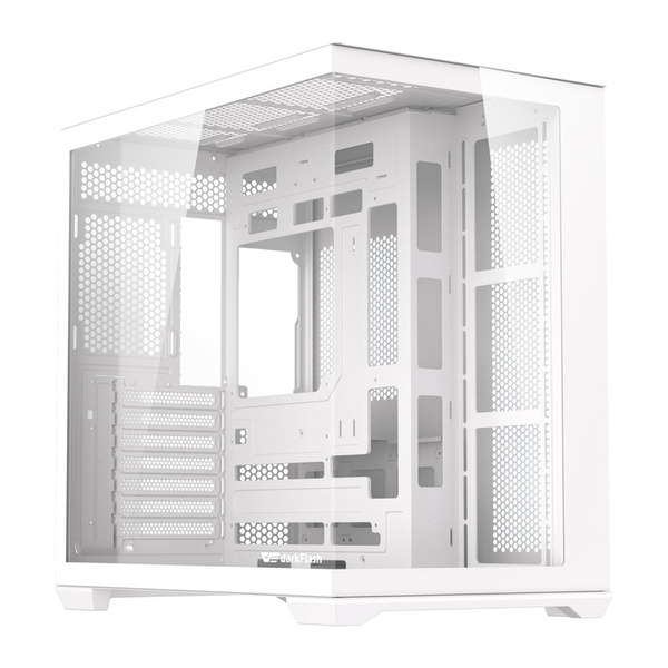 DARKFLASH C280 Midi-Tower Case with window, White