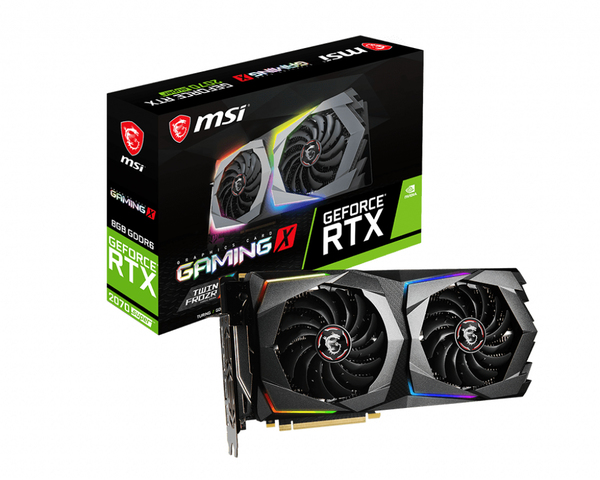 MSI GeForce RTX 2070 Gaming X 8 Gt -n&auml;yt&ouml;nohjain