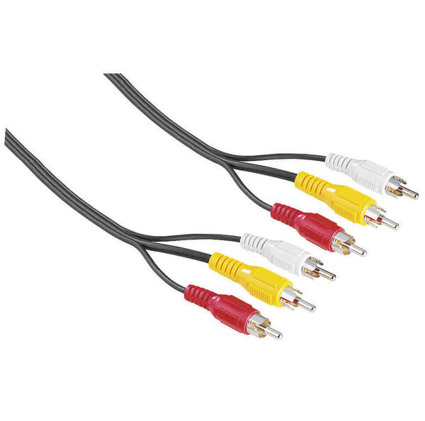 Hama EXXTER 3x RCA audio cable, 2 m