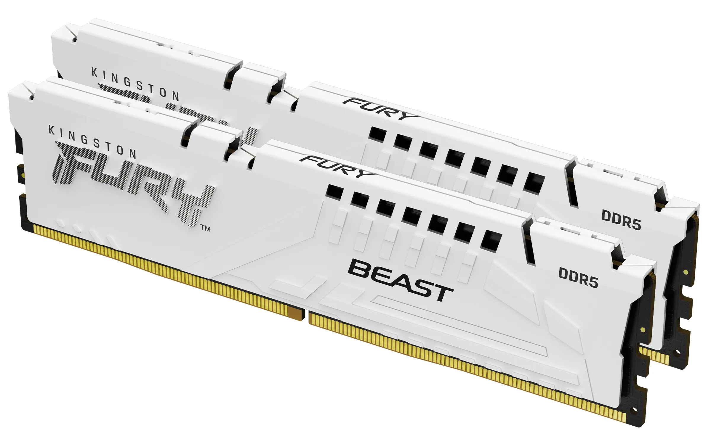 Kingston FURY Beast 64 GB (2 x 32 GB) DDR5 5600 MHz, CL40 - minne, Vit (XMP)