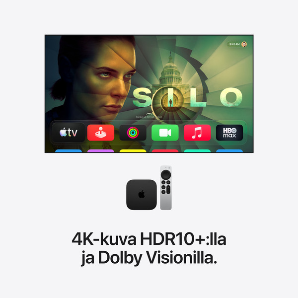 Apple TV 4K (4th Generation, 2026)  128 GB Wi-Fi + Ethernet - Black