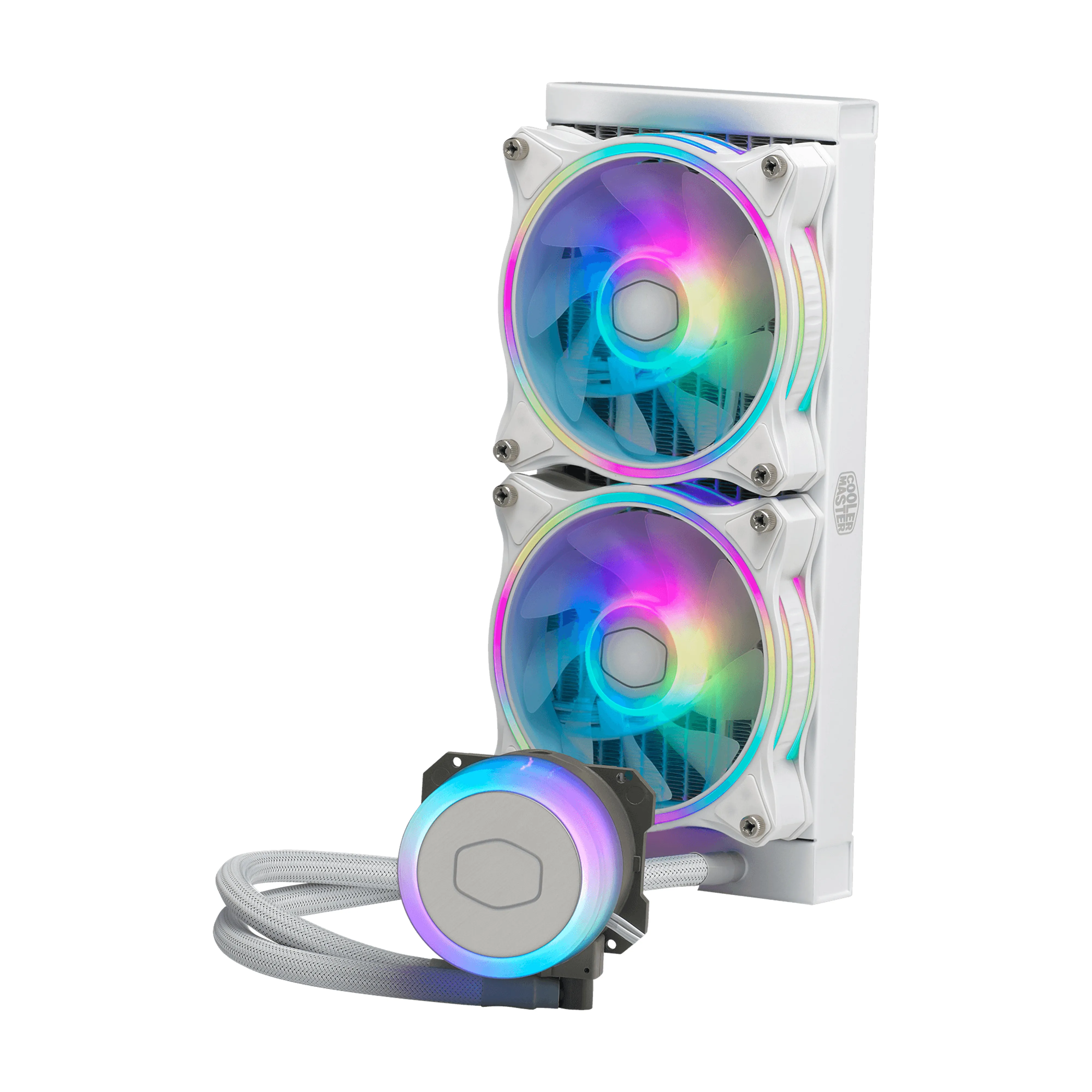 Cooler Master MasterLiquid ML240 Illusion White Edition AIO-nestej&auml;&auml;hdytysratkaisu prosessorille