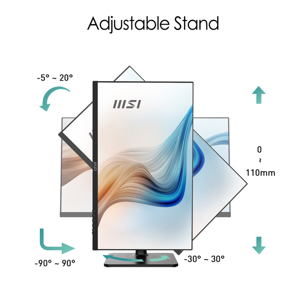 MSI 24" Modern MD241P, Full HD, IPS - sk&auml;rm