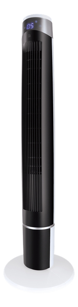 Deltaco Smart Home Tower fan, 6 speeds, 55W, Black and White