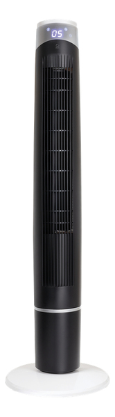 Deltaco Smart Home Tower fan, 6 speeds, 55W, Black and White