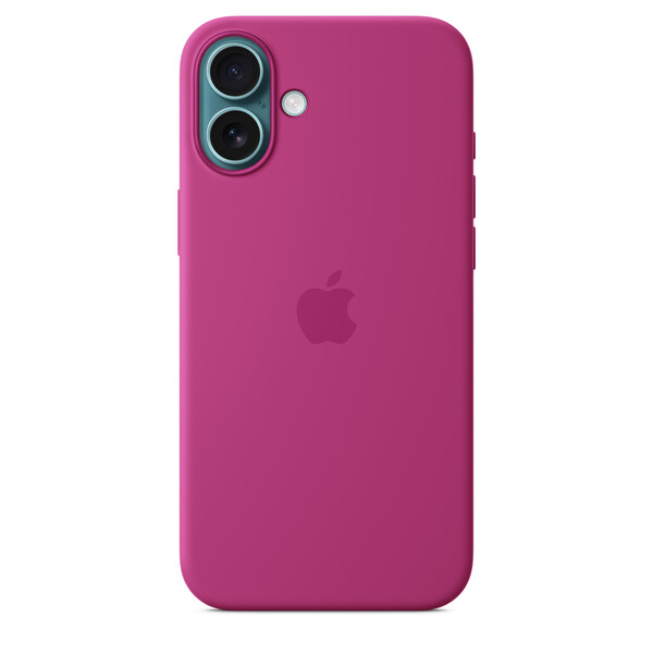 Apple iPhone 16 Plus, MagSafe - silicone case, Fuchsia