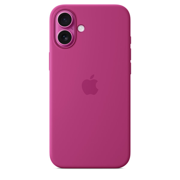 Apple iPhone 16 Plus, MagSafe - silicone case, Fuchsia