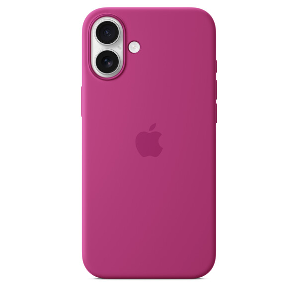 Apple iPhone 16 Plus, MagSafe - silicone case, Fuchsia