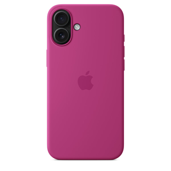 Apple iPhone 16 Plus, MagSafe - silicone case, Fuchsia