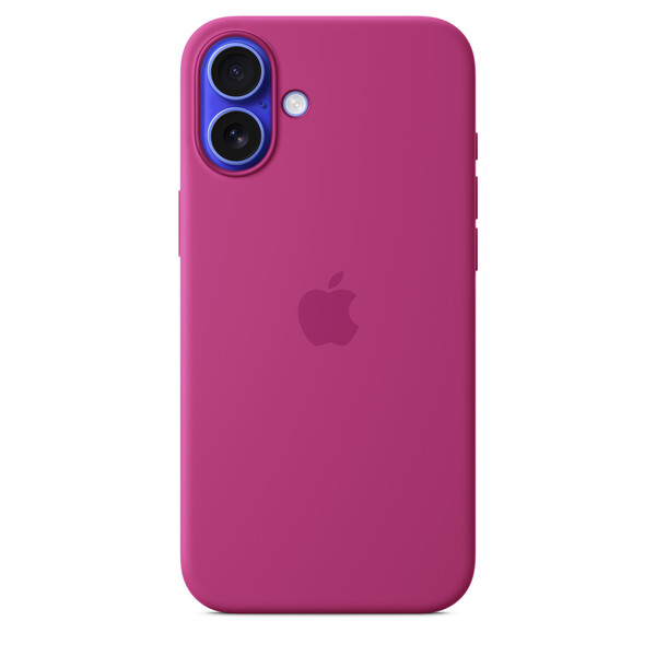 Apple iPhone 16 Plus, MagSafe - silicone case, Fuchsia