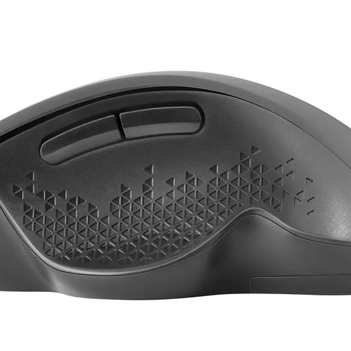 NILOX tr&aring;dl&ouml;s ergonomisk mus, svart