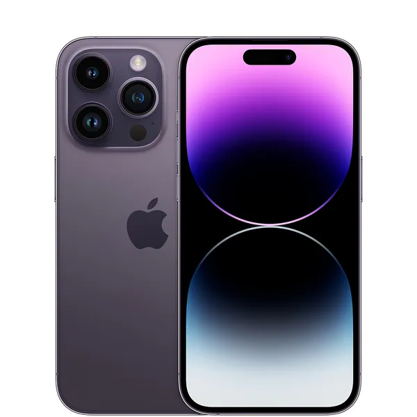Kunnostettu iPhone 14 Pro 128 Gt -puhelin, Tumman­violetti (Tyydyttävä kunto)