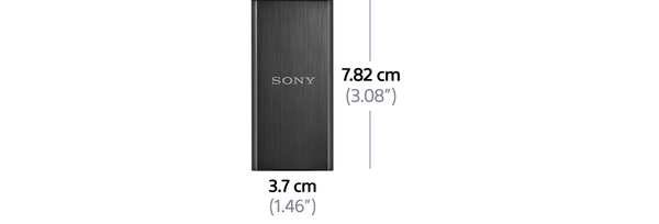 Sony SL-BG1B 256 Gt -ulkoinen SSD-levy