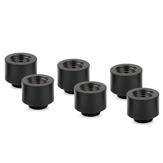 Thermal Grizzly DeltaMate Extender MF14, jatkoliitin, 14 mm, mattamusta