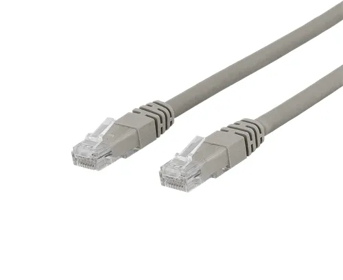 Deltaco Cat6 U/UTP - network cable, 1 m, Grey