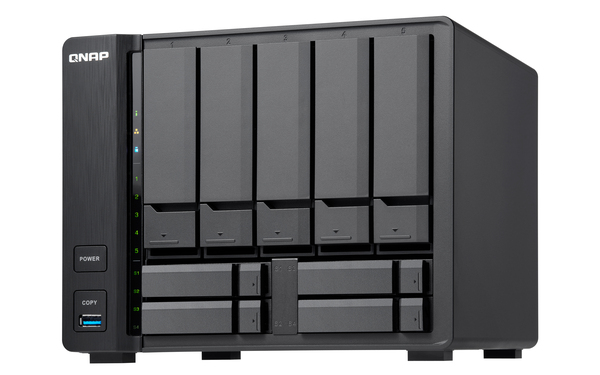 Qnap TS-963X-2G, 9x h&aring;rdiskplatser - NAS-server