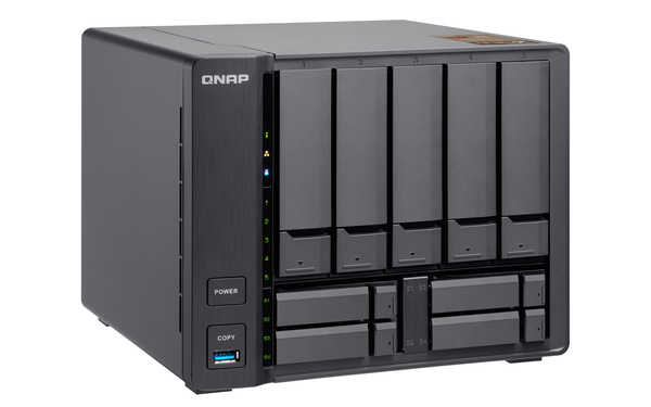 Qnap TS-963X-8G, 9x h&aring;rdiskplatser - NAS-server