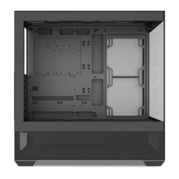 SAMA V40E midi-tower chassi med f&ouml;nster, svart