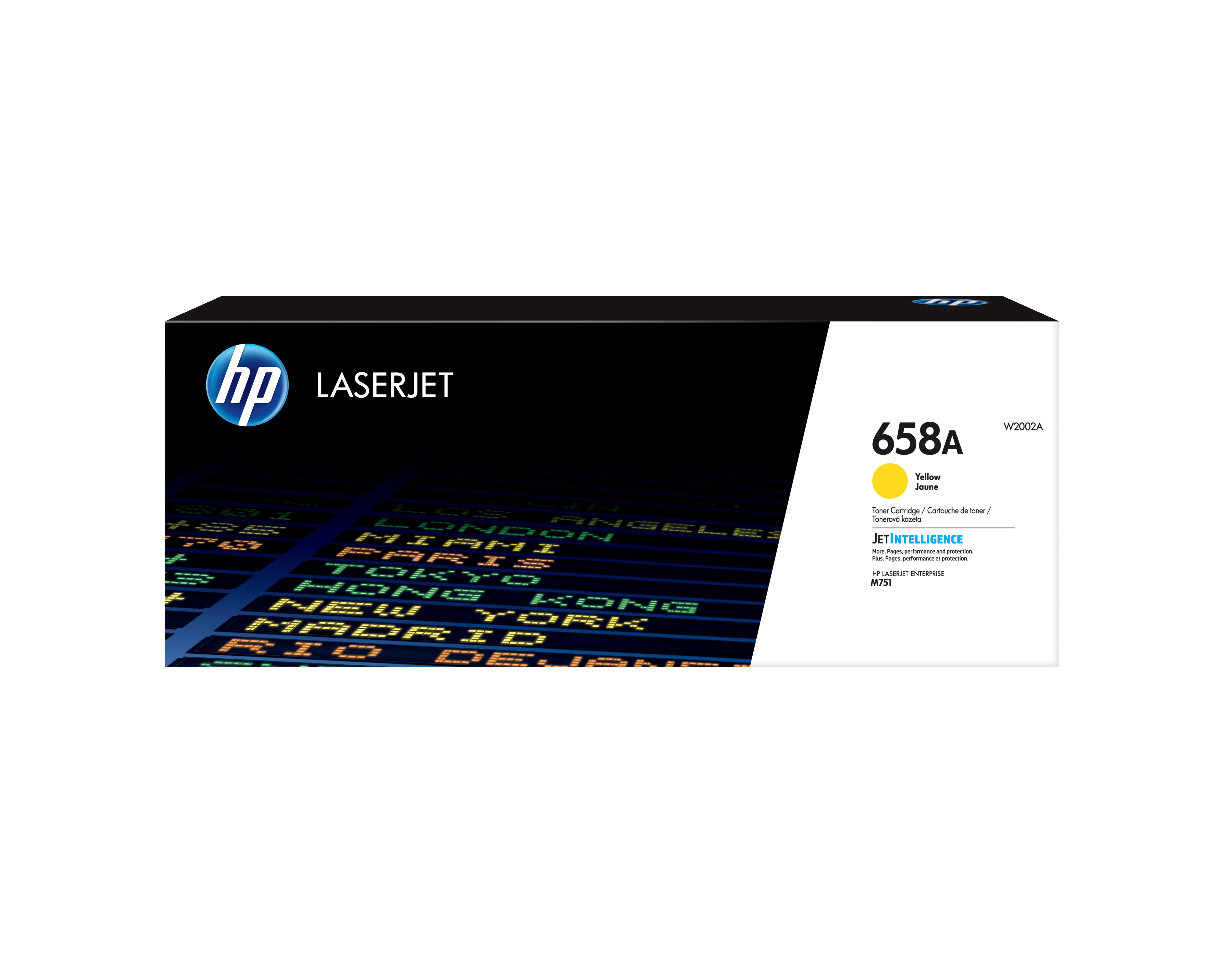 Color LaserJet 658A Yellow LaserJet Toner Cartridge 6K Color LaserJet 658A Yellow LaserJet Toner Cartridge 6K