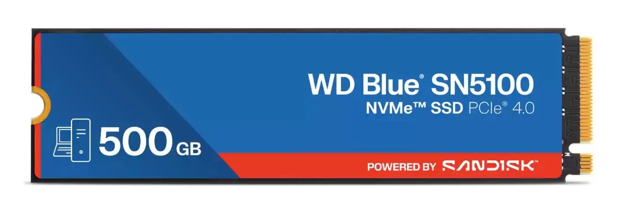 WD Blue SN5100 500GB M.2 PCIe 4.0 SSD