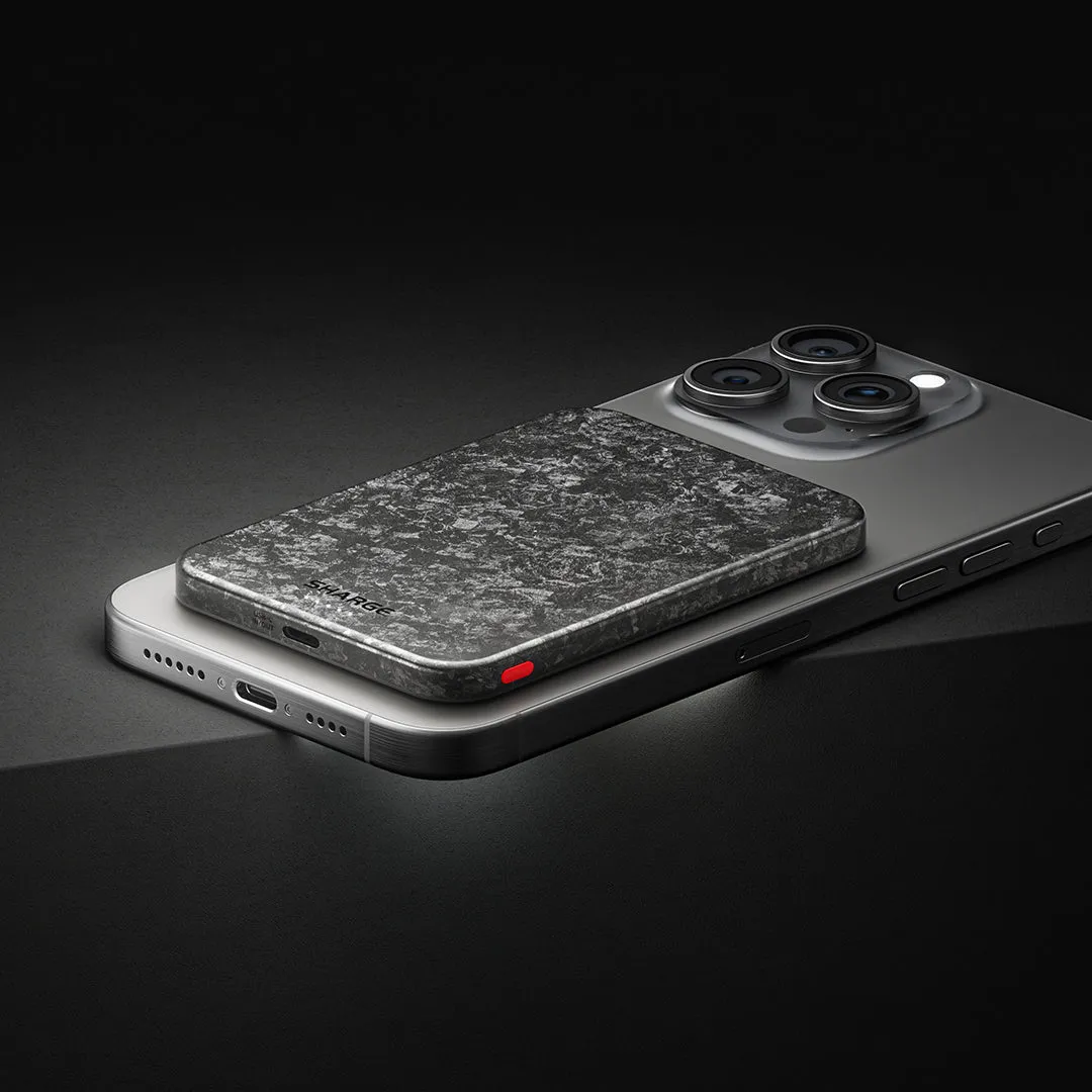 SHARGE CarbonMag (5K) 5000 mAh, 20W - powerbank, Carbon
