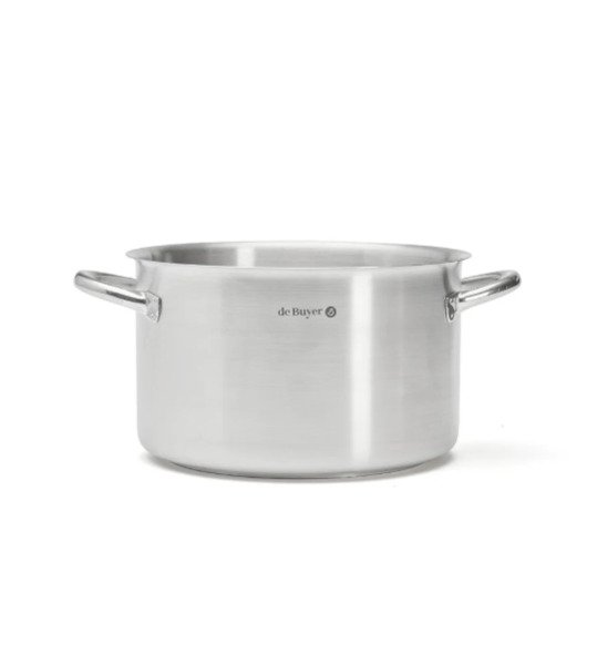 De Buyer PRIM'APPETY Cooking Pot, 20 cm, 3.5 L, Stainless Steel