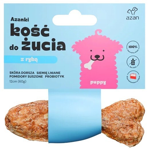 Brit Azanki Cod Bone with Probiotic, Puppy, Gluten Free, 60g