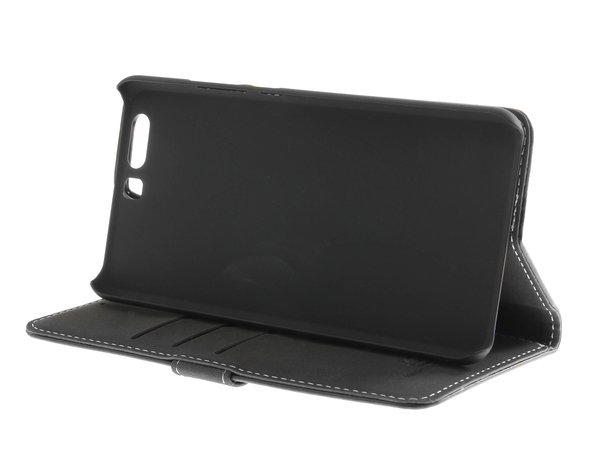 Insmat Flip Case, Huawei P10 Plus -suojakotelo, Musta