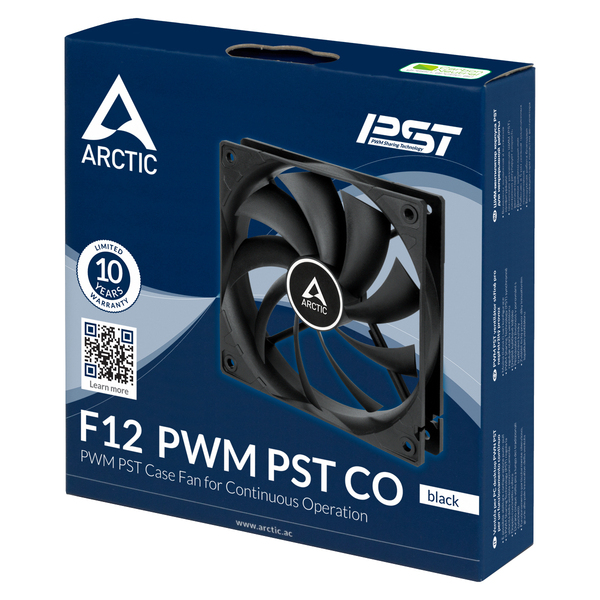 Arctic F12 PWM PST CO (Black) Standard Fan, PWM