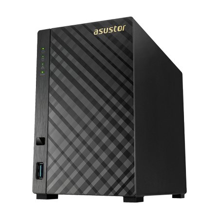 ASUSTOR AS3202T 2 bay NAS Intel Celeron Quad-Core 2GB DDR3L 2GB DDR3L GbE x1 USB 3.0 WoL AES-NI hardware encryption
