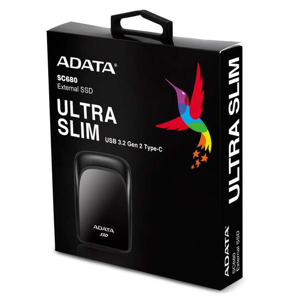 Adata SC680 240GB - External SSD, Black