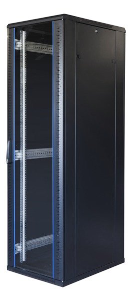 TOTEN System G, 19" golvsk&aring;p, 42U, 600x800, glasd&ouml;rr fram, metalld&ouml;rr