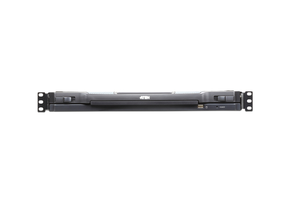 ATEN 8-port KVM &ouml;ver IP Switch, 19&quot; LCD, USB, PS/2, VGA, svart US *AG*