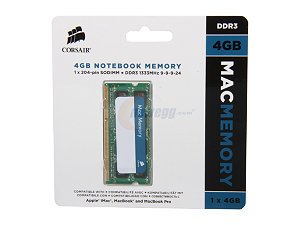 Corsair FURY Renegade RGB 4 GB (1 x 4 GB) DDR3 1333 MHz, 9 - minne, Multif&auml;rg
