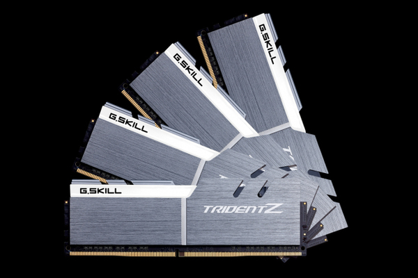 G.Skill Trident Z 32GB (4 x 8GB) DDR4 4133 MHz, CL19 - memory, Silver/White