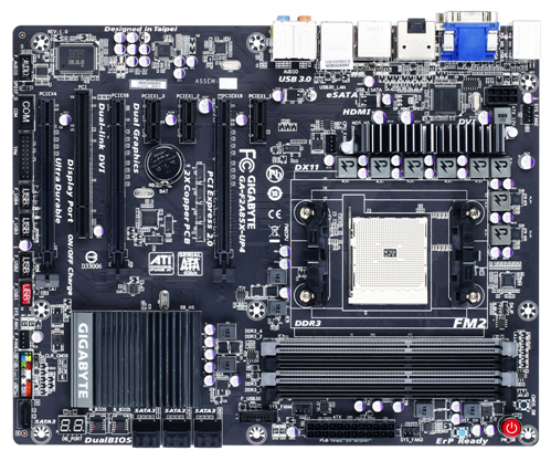 Gigabyte F2A85X-UP4, ATX motherboard