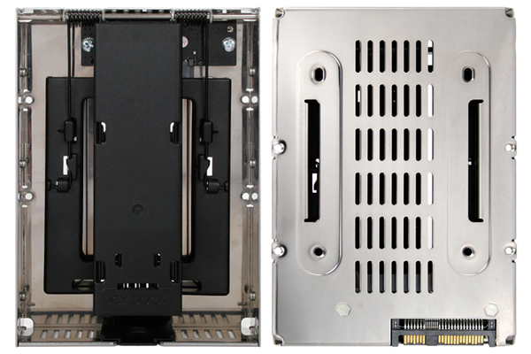 ICY DOCK kiintolevysovitin 2,5" - 3,5" SAS, 6 Gb/s, hop/mu