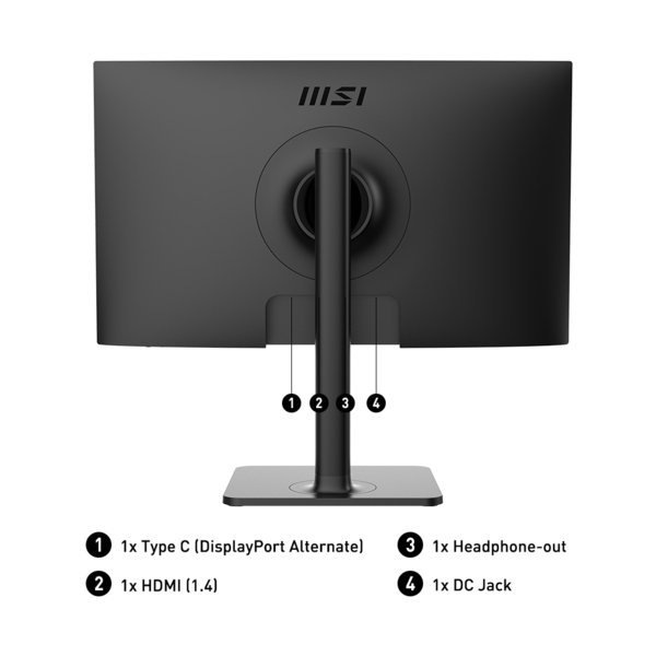 MSI 24" Modern MD241P, Full HD, IPS - monitor