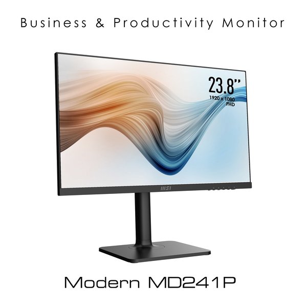MSI 24" Modern MD241P, Full HD, IPS - monitor