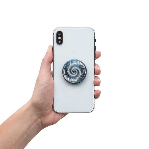 POPSOCKETS BackSpin Alum Mind Trap Avtagbart Grip med St&auml;llfunktion LUXE Spin