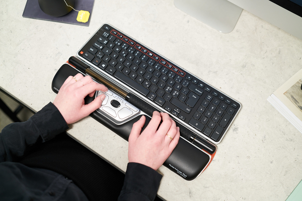 Contour RollerMouse - wireless roller mouse, red