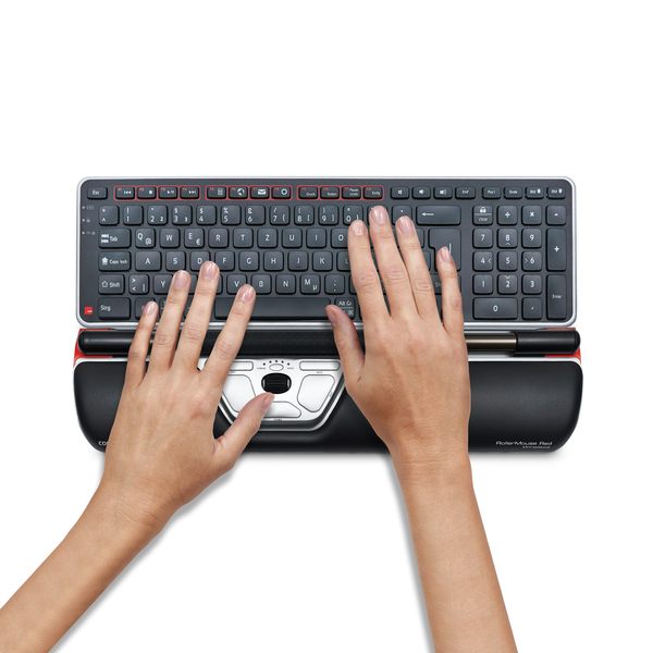 Contour RollerMouse - wireless roller mouse, red