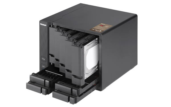 Qnap TS-963X-8G, 9x h&aring;rdiskplatser - NAS-server