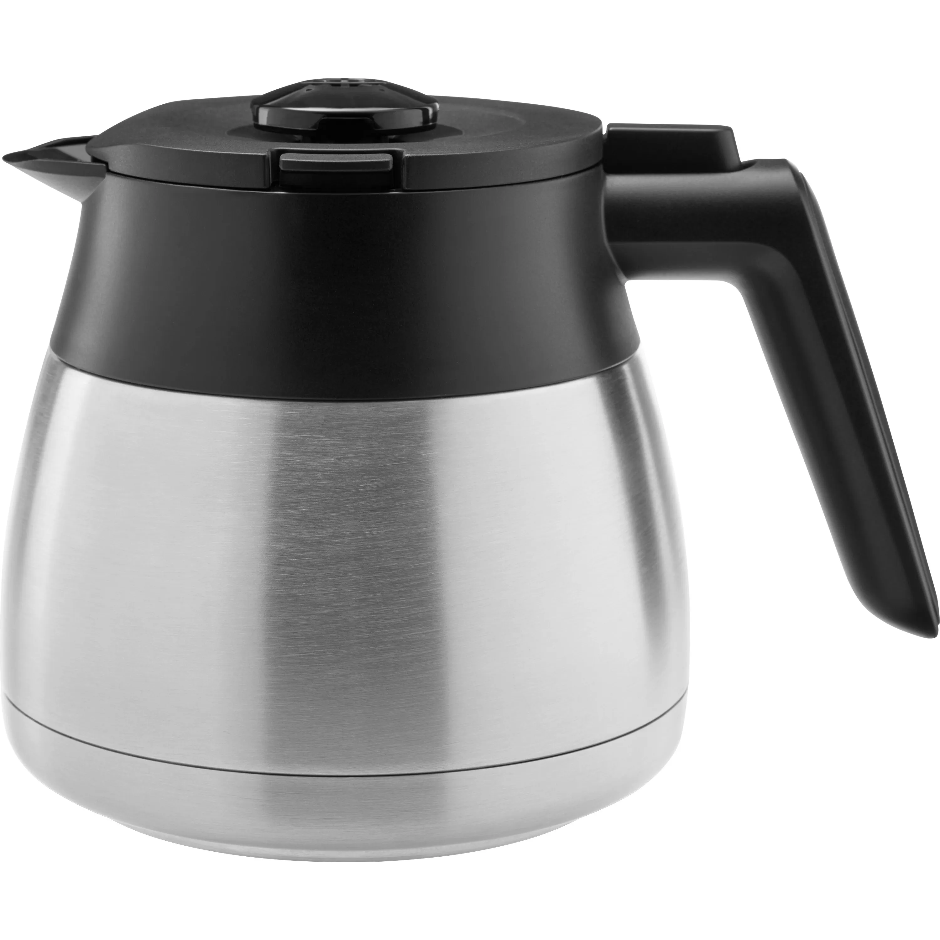 Melitta AromaFresh Therm Pro 8 cups Coffee Maker with Thermal Carafe with Grinder, Black