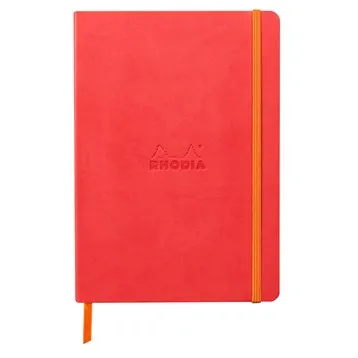 Rhodiarama soft A5 coral dot ivory