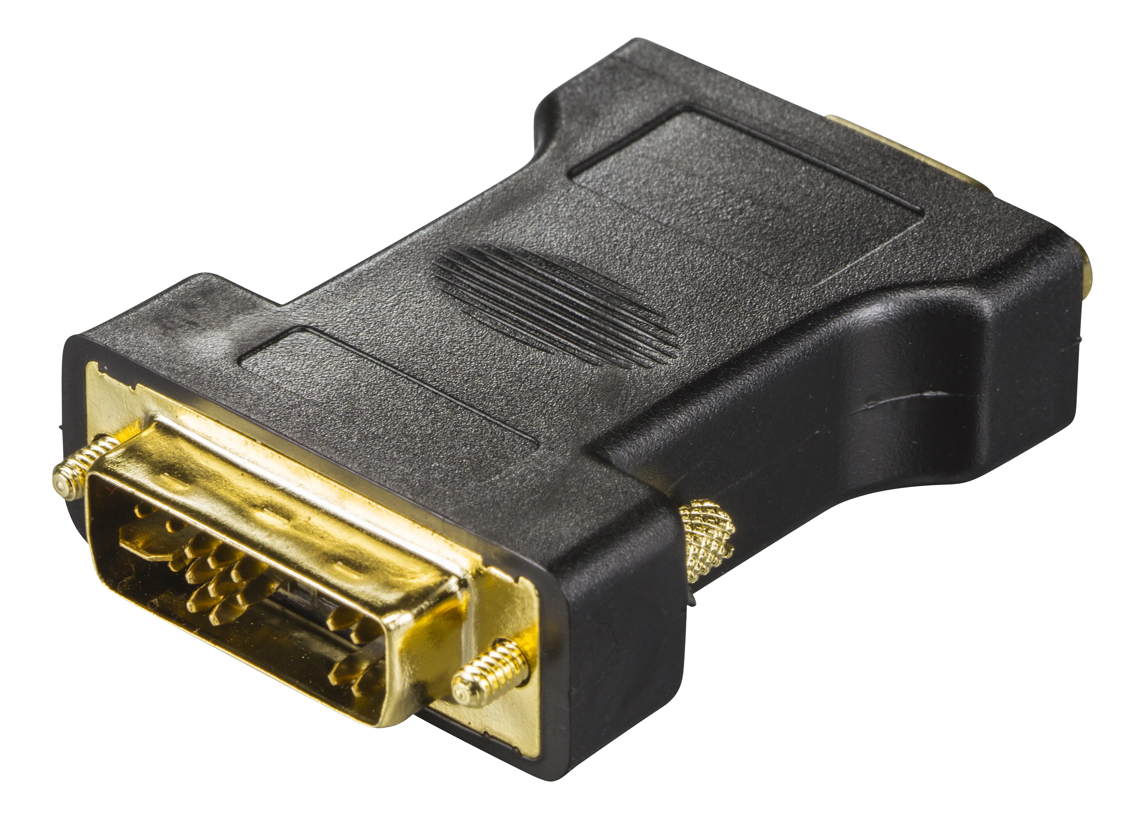 Deltaco DVI-A - VGA adapter, black
