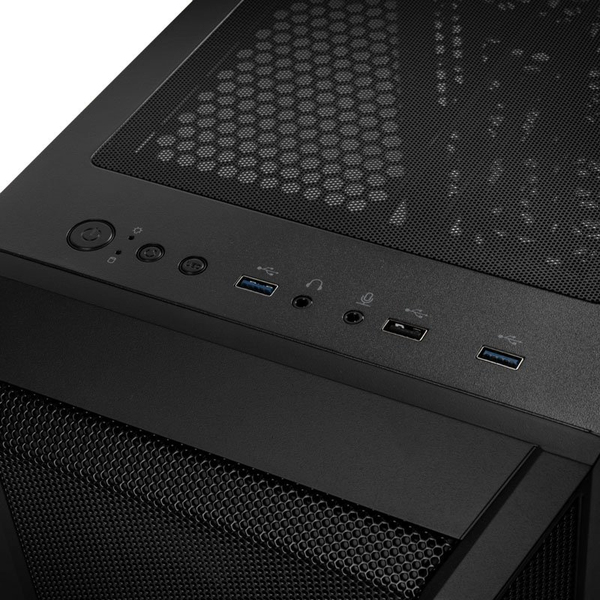 Kolink Citadel Mesh - MicroTower case, window, Black