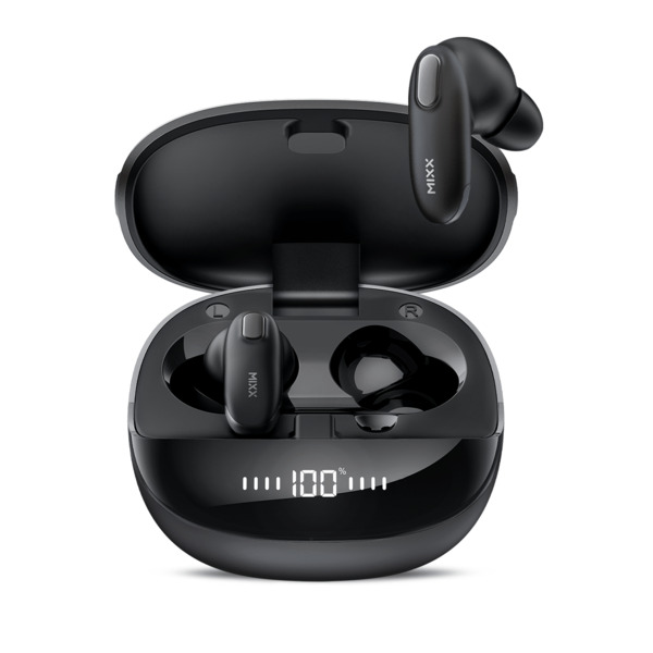 MIXX StreamBuds Mini Charge 2 tr&aring;dl&ouml;sa in-ear h&ouml;rlurar, svart