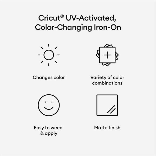 Cricut Iron-on UV Color Change 30x48cm (Pastel Blue)
