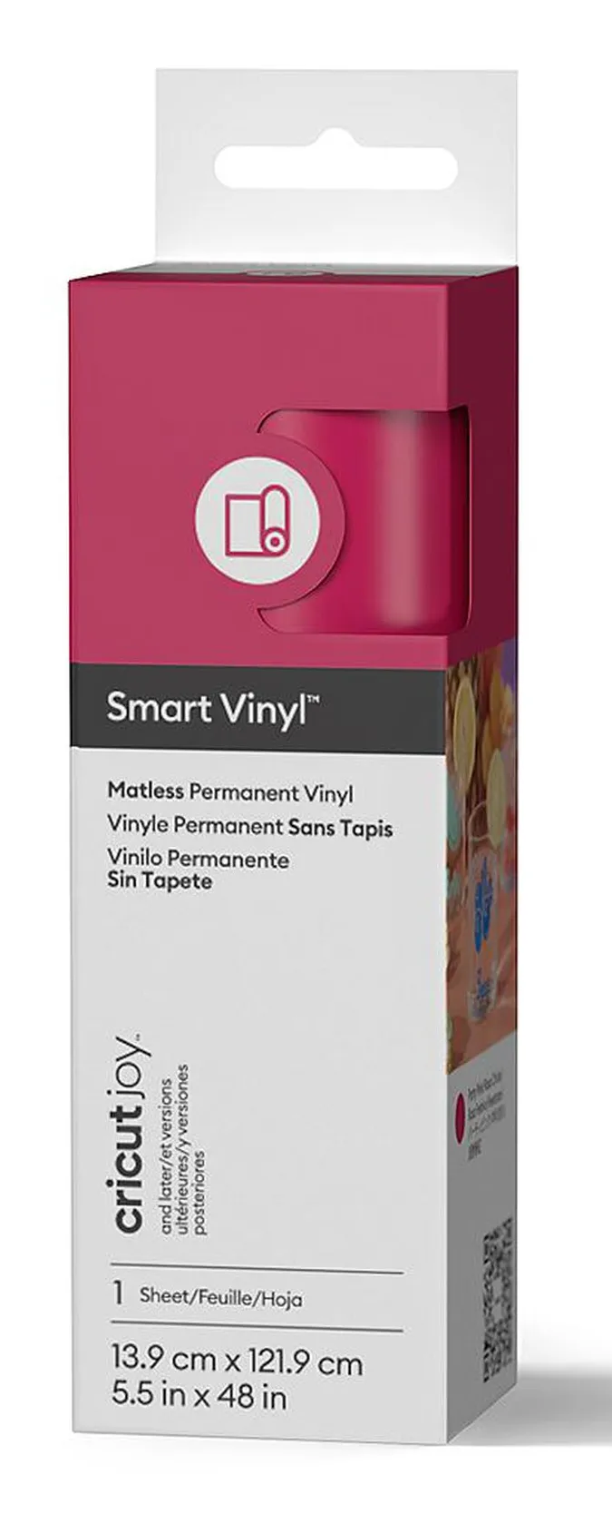 Cricut Smart Vinyl Permanent Joy 14x122cm 1 Sheet (Mat Party Pink)